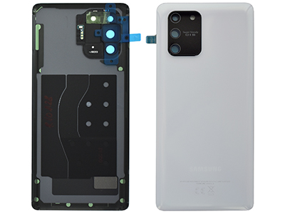 [SGS10LBCBO] Samsung Galaxy S10 Lite Cover Batteria + Vetrino Camera + Adesivi Bianco