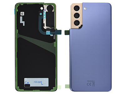 [SGS21PBCVO] Samsung Galaxy S21 Plus Cover Batteria + Vetrino Camera + Adesivi Phantom Violet
