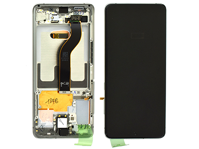 [SGS20PDSWO] Samsung Galaxy S20 Plus LCD + Touchscreen + Altoparlante Cloud White