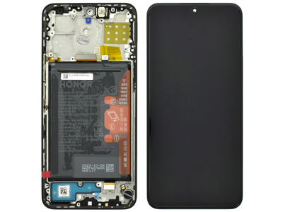 [HN090LDSO] Honor Honor X8A - Honor 90 Lite LCD + Touch Screen + Frame + Batteria Midnight Black