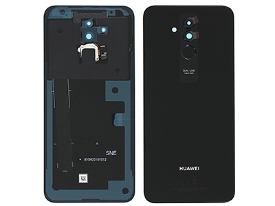 [HWM20LBCNO] Huawei Mate 20 Lite Cover Batteria + Vetrino Camera + Lettore Impronta Nero