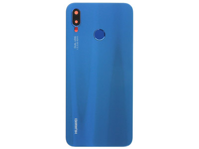 [HWP20LBCBO] Huawei P20 Lite Cover Batteria + Vetrino Camera + Lettore Impronta Blu