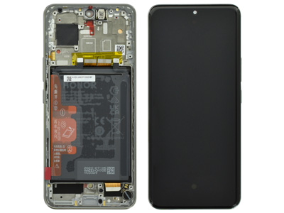 [HN0090DSSO] Honor 90 LCD + Touch Screen + Frame + Batteria Diamond Silver