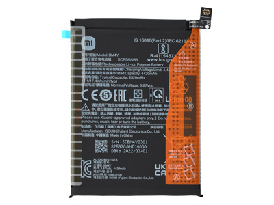 [XP0PF3BTO] Xiaomi POCO F3 BATTERIA ORIGINALE