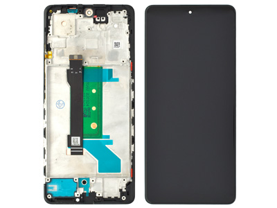 [XMRN12PPDSCN] Xiaomi Redmi Note 12 Pro Plus 5G LCD + Touch Screen + Frame + Switch Tasti Laterali Black