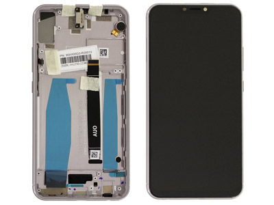 [ASZ562DSO] Asus Zenfone 5 Vers.ZE620KL LCD + Touchscreen + Frame + Tasti Laterali + Altoparlante + Vibrazione Silver