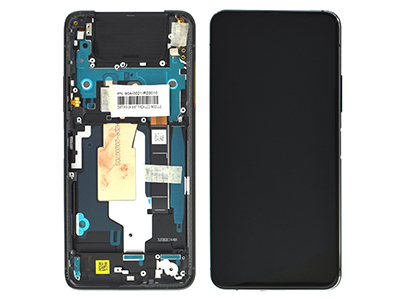 [ASZS67DSO] Asus Zenfone 7 Vers.ZS670KS LCD + Touchscreen + Frame + Tasti Laterali Aurora Black