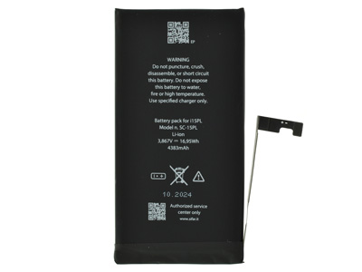 [IP015PBTC] Apple iPhone 15 Plus Batteria (Eco Store)