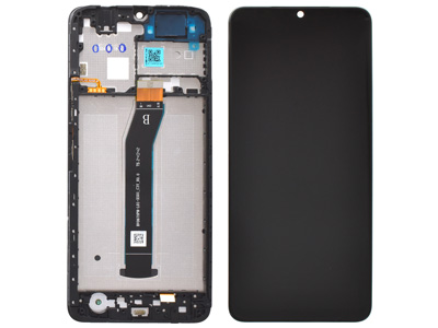 [XR00A3DSO] Xiaomi Redmi A3 Lcd + Touch Screen + Frame + Switch Tasti Laterali Black