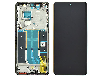 [XL12PPDSO] Realme REALME 12 PRO PLUS 5G Lcd + Touch Screen + Frame + Tasti Laterali Navigator Beige