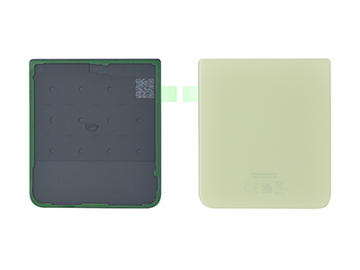 [SG0ZF3BCO] Samsung GALAXY Z FLIP 3 5G Cover Batteria Inferiore + Adesivi Cream