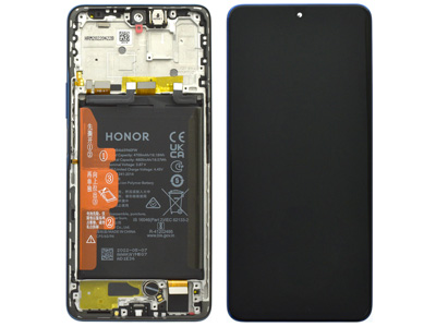 [HN0M4LDSBC] Honor MAGIC 4 LITE Lcd + Touch Screen + Frame + Batteria Ocean Blue