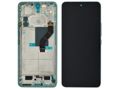 [XM012LDSVC] Xiaomi 12 LITE Lcd + Touch Screen + Frame + Tasti Laterali Lite Green