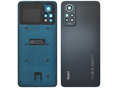 [XRN12PBCGO] Xiaomi REDMI NOTE 12 PRO 4G Cover Batteria + Vetrino Camera + Adesivi Graphite Gray