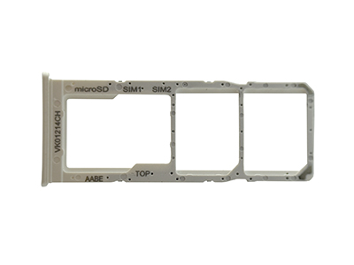 [SGA125SSBO] Samsung GALAXY A12 Sportello Dual Sim card/SD Card + Alloggio Bianco