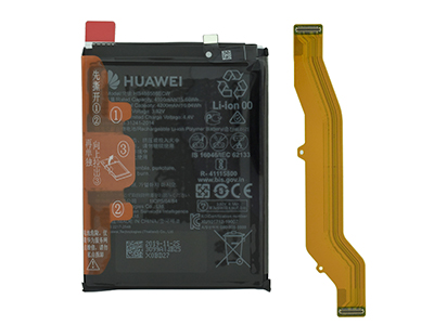 [HWP40LFCBO] Huawei P40 Lite Flat Cable Mainboard + Batteria