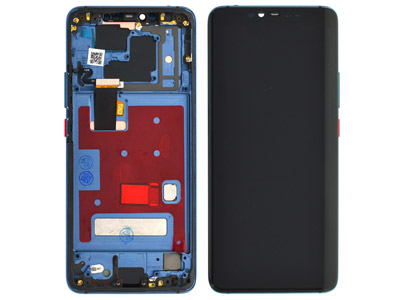 [HWM20PDSO] Huawei Mate 20 Pro Lcd + Touch Screen + Frame + Tasti Laterali Twilight