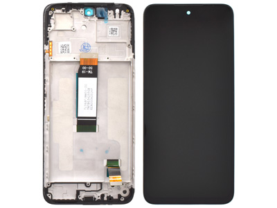 [XR0013DSC] Xiaomi REDMI 13 Lcd +Touch Screen + Frame + Switch Tasti Laterali Black
