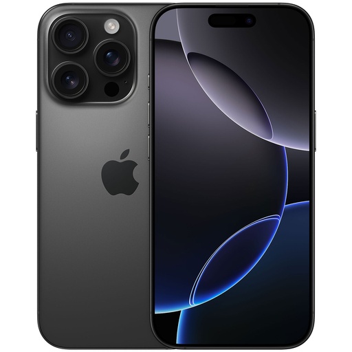 [APPIP16PR128TTNNR22] Apple iPhone 16 Pro (128 GB) Titanio Nero - Grado Estetico: Ottimo - Batteria Oltre 85%