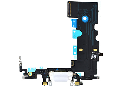 [IPSE20CRC] Apple iPhone SE 2020 Flat cable + Connettore Ricarica + Microfono Bianco No Logo