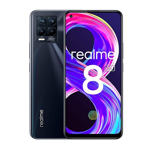 [REA8PR128NR33] Realme 8 Pro (128 GB) Nero - Grado Estetico: Buono - Batteria Standard