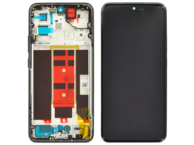 [OPR12PDSO] Oppo RENO 12 PRO 5G Lcd + Touch Screen + Frame + Tasti laterali Nebula Black