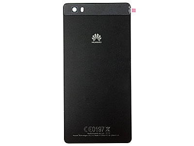 [HW0P8LBCO] Huawei P8 Lite Cover batteria + Vetrino Camera Nero