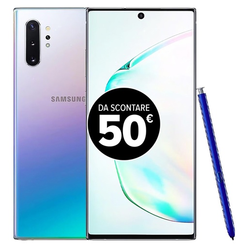 [SAMGALNT10LT128RGNT23] Samsung Galaxy Note 10 Lite (128 GB) Argento - Grado Estetico: Ottimo - Batteria Standard