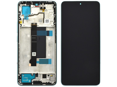 [XRN13PDSBO] Xiaomi REDMI NOTE 13 PRO 5G Lcd + Touch screen + Frame + Tasti Laterali + Altoparlante Ocean Teal