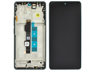 [XRN13PDSGC] Xiaomi REDMI NOTE 13 PRO 4G Lcd + Touch screen + Frame + Tasti Laterali Forest Green