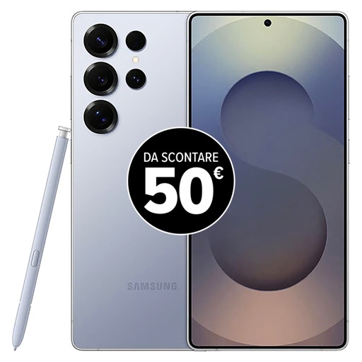 [SAMGALS25ULT5G256TTNBL23] Samsung Galaxy S25 Ultra 5G (256 GB) Titanio Blu - Grado Estetico: Ottimo - Batteria Standard