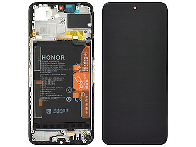 [HN200SDSO] Honor 200 SMART Lcd + Touch Screen + Frame + Batteria Midnight Black