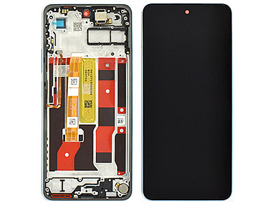 [OPA5P4DSO] Oppo A5 PRO 4G Lcd + Touch Screen + Frame + Tasti Laterali Feather Blue