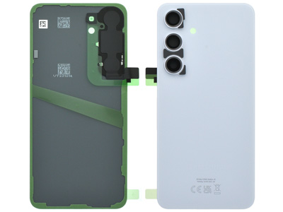 [SGS245BCBO] Samsung GALAXY S24 Cover Batteria + Vetrino Camera + Adesivi Sapphire Blue