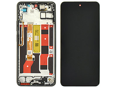 [OPA5P5DSO] Oppo A5 PRO 5G Lcd + Touch Screen + Frame + Tasti Laterali Black Brown