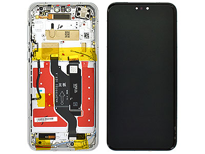 [HN0M7PDSO] Honor MAGIC 7 PRO 5G Lcd + Touch Screen + Frame + Tasti Laterali Lunar Shadow Grey