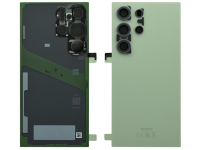 [SGS24UBCVO] Samsung GALAXY S24 ULTRA Cover Batteria + Vetrino Camera + Adesivi Titanium Green