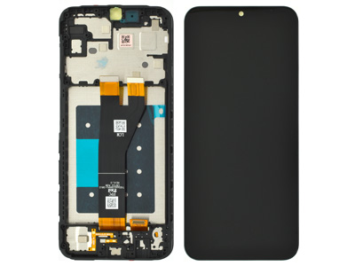 [SG0A14DSON] Samsung Galaxy A14 5G Service Pack LCD + Touchscreen + Frame + Swich Tasti Laterali - Nero GH81 - 23640A