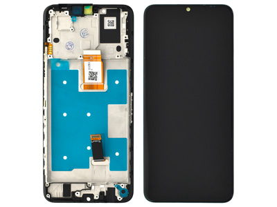 [HWHXADSCN] Huawei Honor X7A Service Pack LCD + Touch Screen + Frame + Batteria - Nero